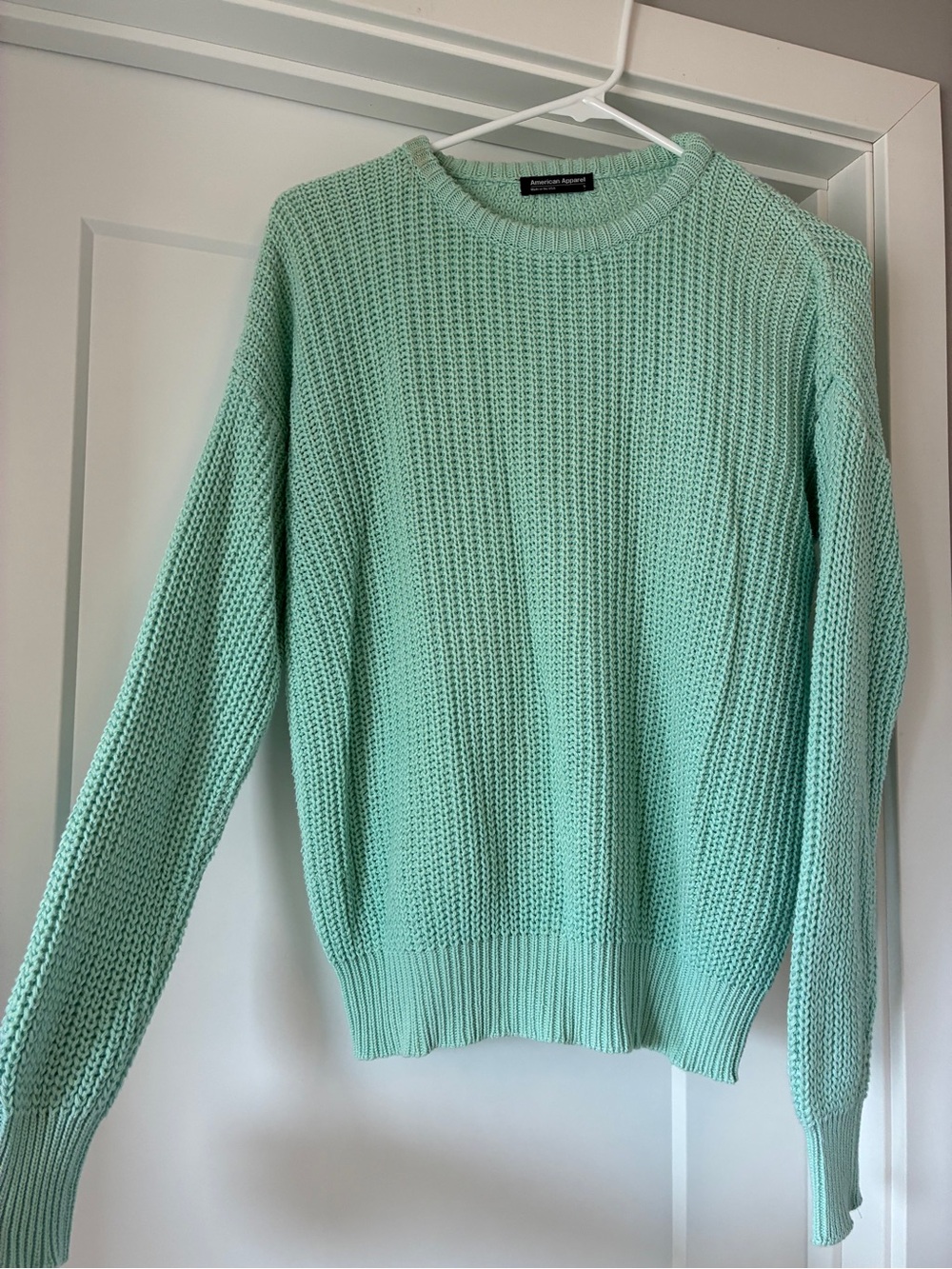 American Apparel Mint Green Crewneck Sweater